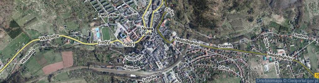 Zdjęcie satelitarne Królowej Jadwigi ul.